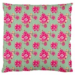 Retro 1880s Flowers Pattern 11 Standard Premium Plush Fleece Cushion Case (one Side) by violetheavensky