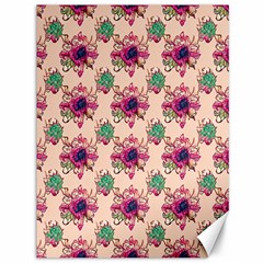 Retro 1880s Flowers Pattern 10 Canvas 36  X 48  by patterns123