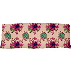 Retro 1880s Flowers Pattern 10 25 x67  Body Pillow Case Dakimakura (two Sides) by violetheavensky