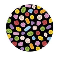 Ecstasy Pills Pattern Mini Round Pill Box (pack Of 3) by Valentinaart