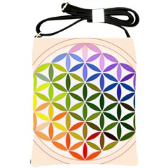 Mandala Rainbow Colorful Shoulder Sling Bag by Grandong