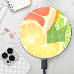 Citrus Fruit Healthy Vitamin Wireless Fast Charger(white) by Paksenen