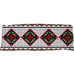 Ukrainian Folk Seamless Pattern Ethnic Ornament Border Element Traditional 25 x67  Body Pillow Case Dakimakura (Two Sides) Front