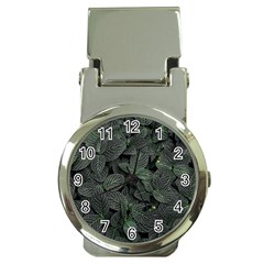 Leaves Plant Foliage Green Money Clip Watches by Cemarart