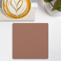 Mocha Mousse Hex Code #a47864 Uv Print Square Tile Coaster  by dressshop