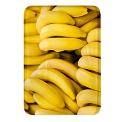 Bananas, Macro, Fruits, Ripe Bananas Rectangular Glass Fridge Magnet (4 Pack) by kyorashop23