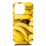 Bananas, Macro, Fruits, Ripe Bananas iPhone 16 Pro Max Black UV Print PC Hardshell Case Front