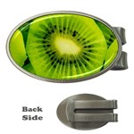 Kiwi Fruits, Close-up, Exotic Fruit Money Clips (Oval)  Front