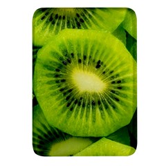 Kiwi Fruits, Close-up, Exotic Fruit Rectangular Glass Fridge Magnet (4 Pack) by kyorashop23