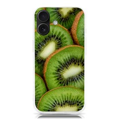 Kiwi Texture, Background With Kiwi, Fruits, Kiwi Iphone 16 Tpu Uv Print Case by kyorashop23