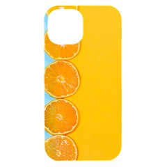 Orange, Slices, Fruit, Citrus Iphone 15 Black Uv Print Pc Hardshell Case by kyorashop23