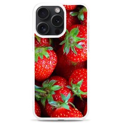 Strawberry, Berries, Fresh, Red Iphone 15 Pro Max Tpu Uv Print Case by kyorashop23