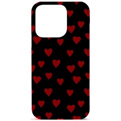 Small Cute Hearts  Iphone 15 Pro Black Uv Print Pc Hardshell Case by ConteMonfrey