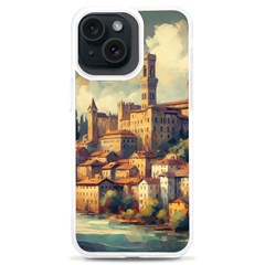 Village Houses Buildings Facade Iphone 15 Plus Tpu Uv Print Case by Salmanaz77