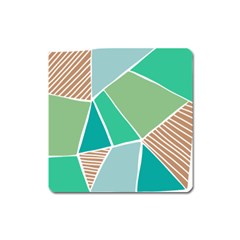 Geometric Colors  Pool Square Magnet by ConteMonfrey