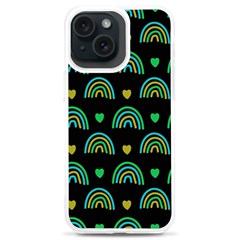 Dark Rainbow Pattern  Iphone 15 Plus Tpu Uv Print Case by ConteMonfrey