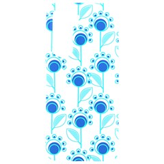 Blue Daisy Minimalist Leaves   Samsung Galaxy S24 Plus 6 7 Inch Black Tpu Uv Case by ConteMonfrey