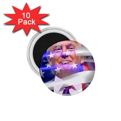 Donald Trump Flag 1 75  Magnets (10 Pack)  by vintagetrump