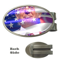 Donald Trump Flag Money Clips (oval)  by vintagetrump