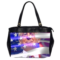 Donald Trump Flag Oversize Office Handbag (2 Sides) by vintagetrump