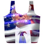 Donald Trump Flag Full Print Recycle Bag (XXXL) Front