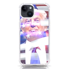 Donald Trump Flag Iphone 14 Tpu Uv Print Case by vintagetrump