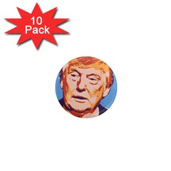 Orange Donald Trump 1  Mini Magnet (10 Pack)  by vintagetrump