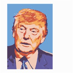 Orange Donald Trump Small Garden Flag (two Sides) by vintagetrump