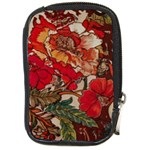 Floral Design 05 Compact Camera Leather Case Front