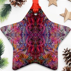 Blend Star Ornament (two Sides) by kaleidomarblingart