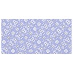 Light purple and white floral pattern Banner and Sign 8  x 4  Front