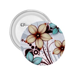 Flowers Flowers Pattern 2 25  Buttons by Posterlux