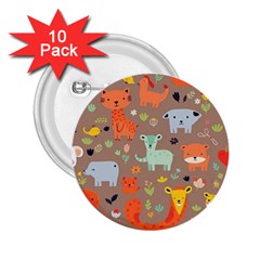 Pet Animal 05 2 25  Buttons (10 Pack)  by myclothy