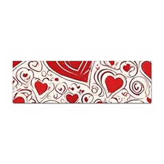 Be My Valentine Sticker (bumper) by pollyparadiseartshop