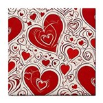 Be My Valentine Tile Coaster Front