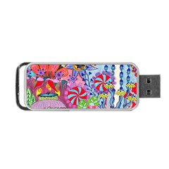 Cabbage Flower Abstract Portable Usb Flash (two Sides) by okhismakingart