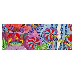 Cabbage Flower Abstract (1) (custom) Banner And Sign 8  X 3  by okhismakingart