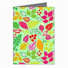 Flower Flora Floral Nature Pattern Seamless Greeting Cards (pkg Of 8) by Bedest