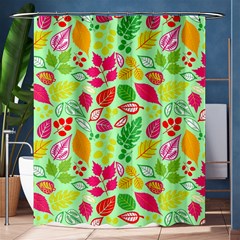 Flower Flora Floral Nature Pattern Seamless Shower Curtain 60  X 72  (medium)  by Bedest