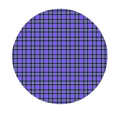 Blue Tartan Plaid 1 Mini Round Pill Box (pack Of 5) by dressshop