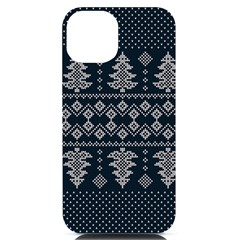 Winter Wonderland Pattern Iphone 14 Black Uv Print Pc Hardshell Case by ArtfulThreads