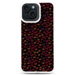 Pattern Ha Ha Ha  Abstract Black Dark Doodle Hahaha Pattern Physco iPhone 15 Plus TPU UV Print Case Front