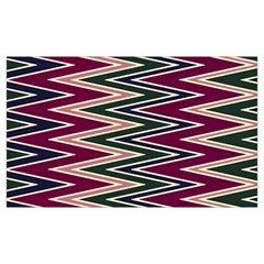 Pattern Zigzag Stripe Design 12 x20  Lumbar Throw Cushion Case (two Sides) by Maspions