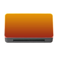 Amber Orange To Burgundy Red Linear Gradient Memory Card Reader With Cf by GradientsOmbre