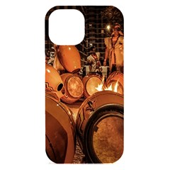 Candombe Drums Being Tempered, Montevideo, Uruguay Iphone 15 Black Uv Print Pc Hardshell Case by dflcprintsclothing