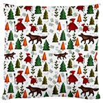 Little Red Riding Hood Seamless Large Cushion Case (Two Sides) Back