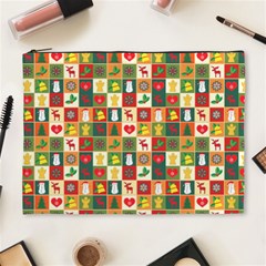 Template Christmas Pattern Cosmetic Bag (xl) by Proyonanggan