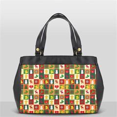 Template Christmas Pattern Oversize Office Handbag by Proyonanggan